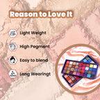 Matt Look 36 Colors Catch The Eyes Eyeshadow Palette - 02