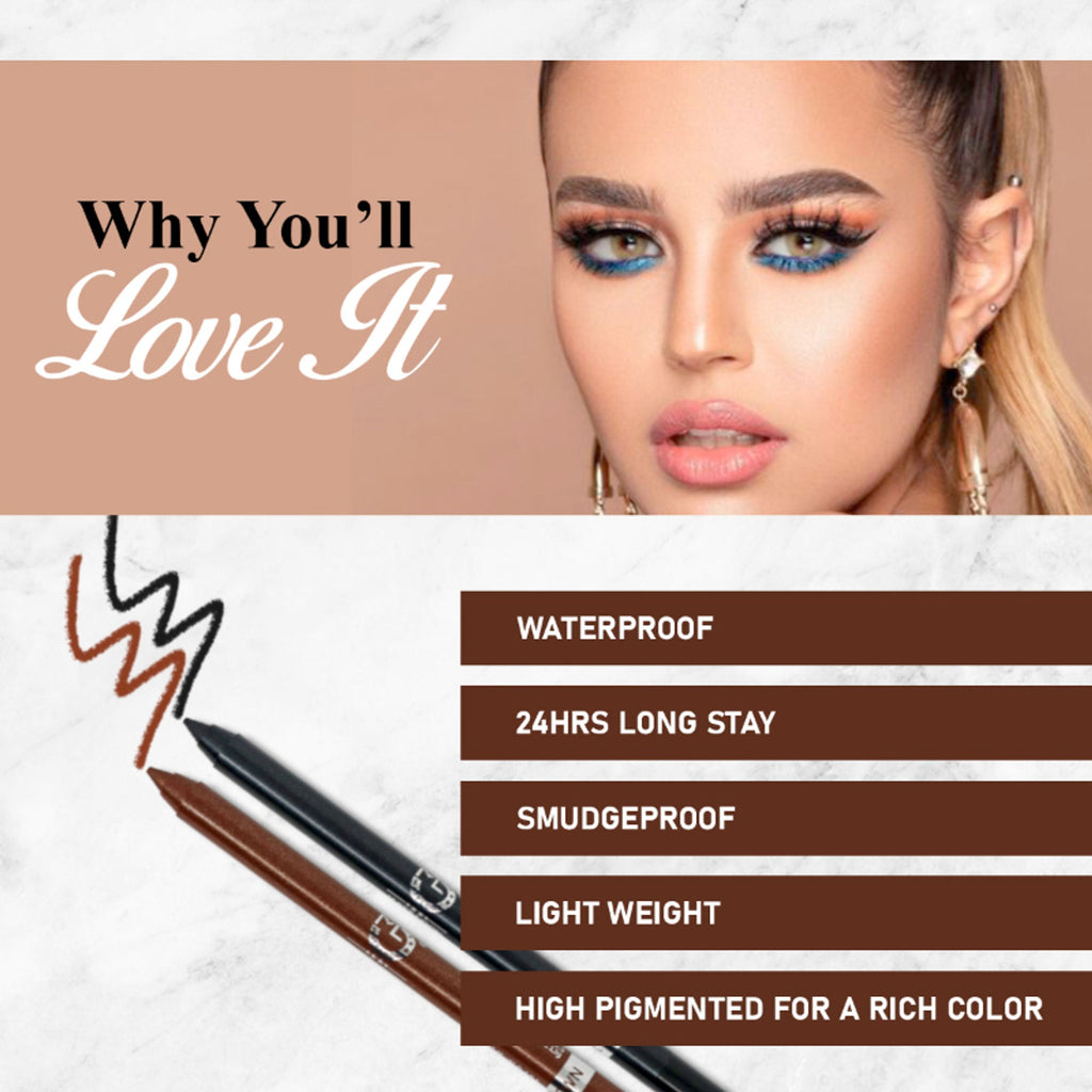 Matt Look Single Stroke Eyeliner Kohl Kajal - Royal Blue - Distacart