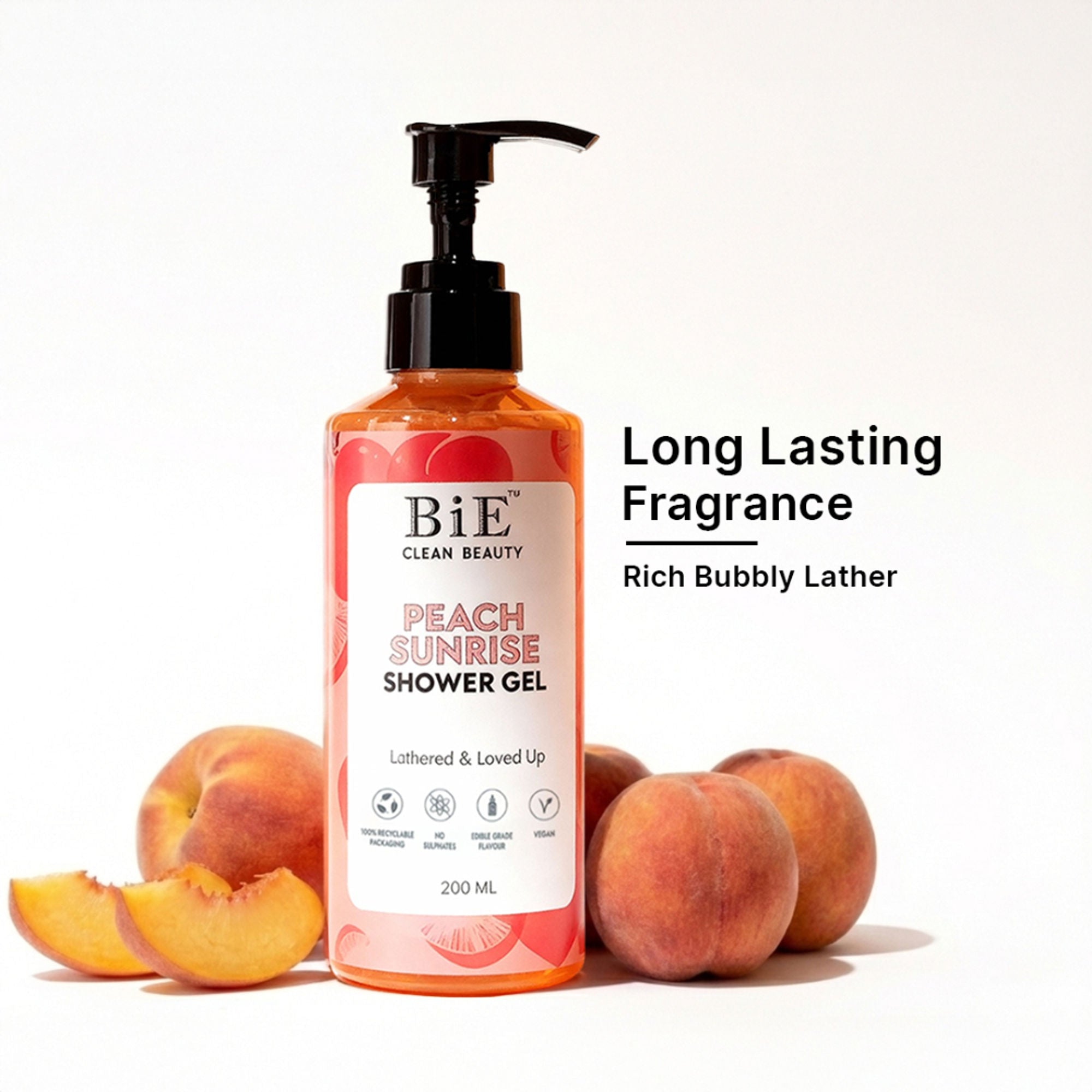 BiE Peach Sunrise Shower Gel