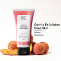 BiE Peach Sunrise Body Scrub - Gently Exfoliates, Removes Dead Skin & Brightens Mild Exfoliator