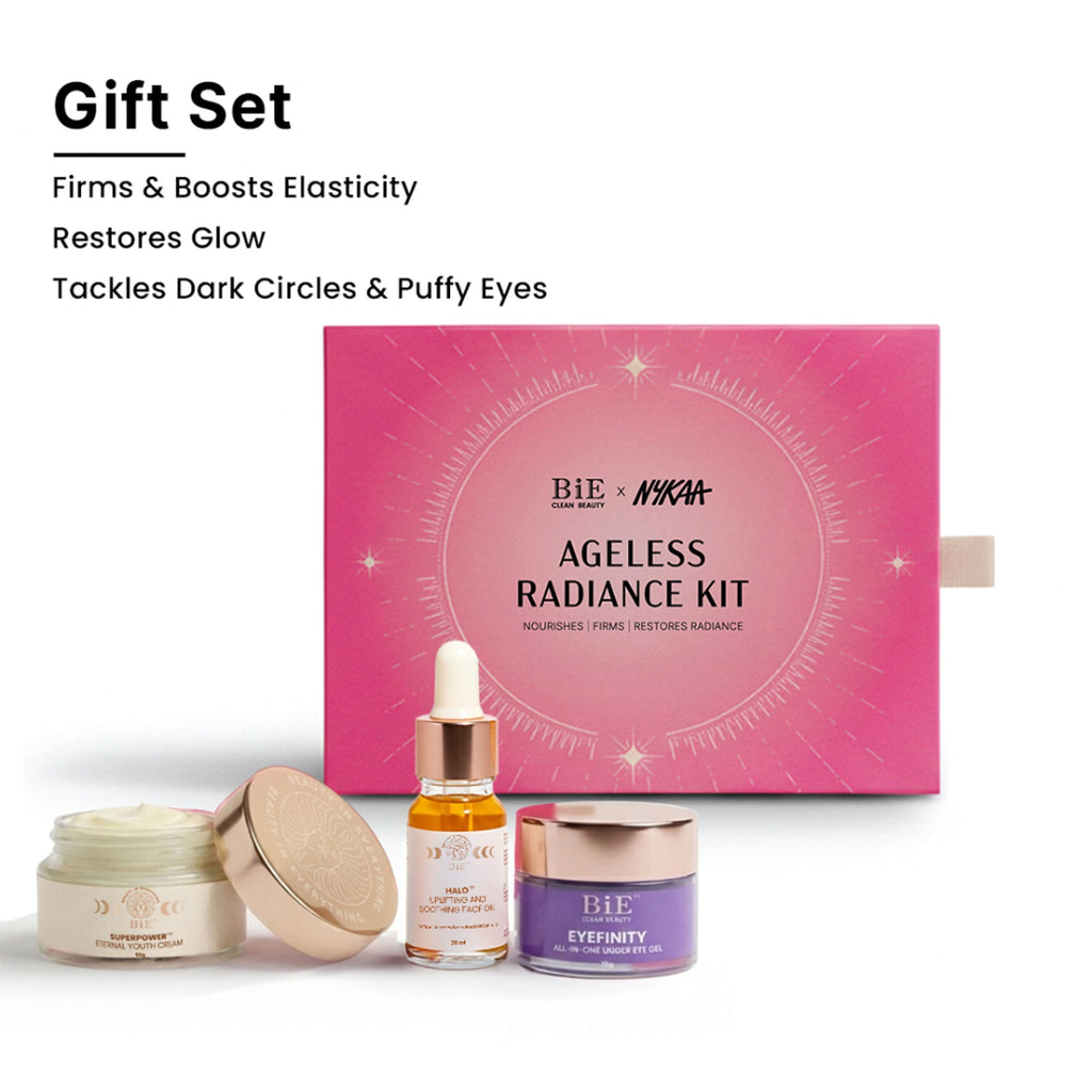 BiE Ageless Radiance Kit - Nourishes, Firms & Restores Radiance Gift Set & Skincare Combo