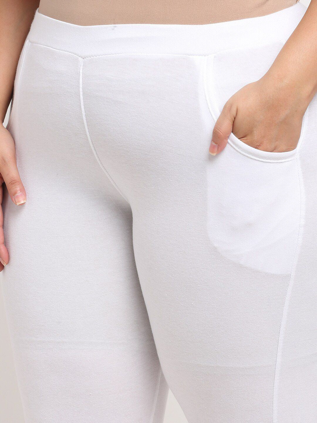 TAG 7 Women Plus Size Ankle Length Cotton Leggings