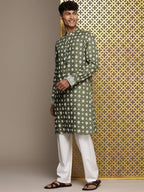 House of Pataudi Jashn Ethnic Motifs Printed Kurta