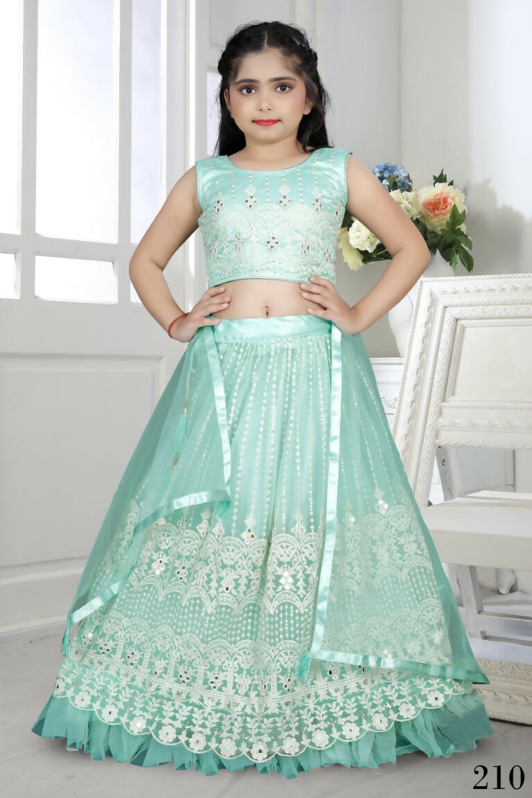Wedding Designer Sky Net Kidswear Lehenga - Aaradhna