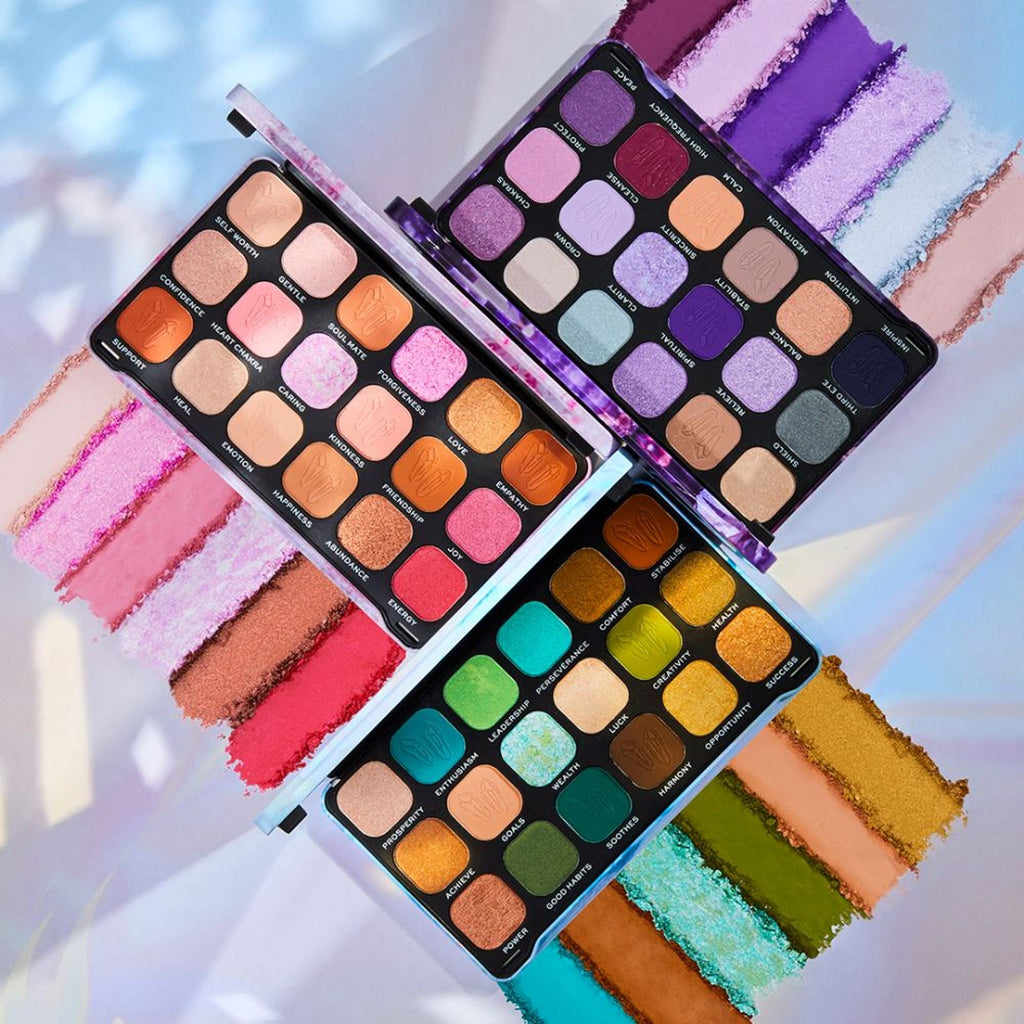 Makeup Revolution Crystal Aura Forever Flawless Shadow Palette Aventurine - Distacart