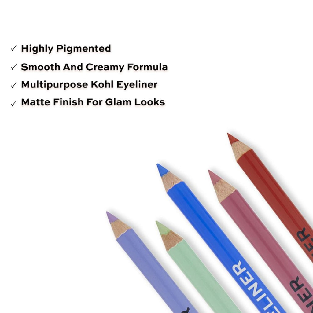 Relove Coloured Kohl Eyeliner Blue - Orange - Distacart
