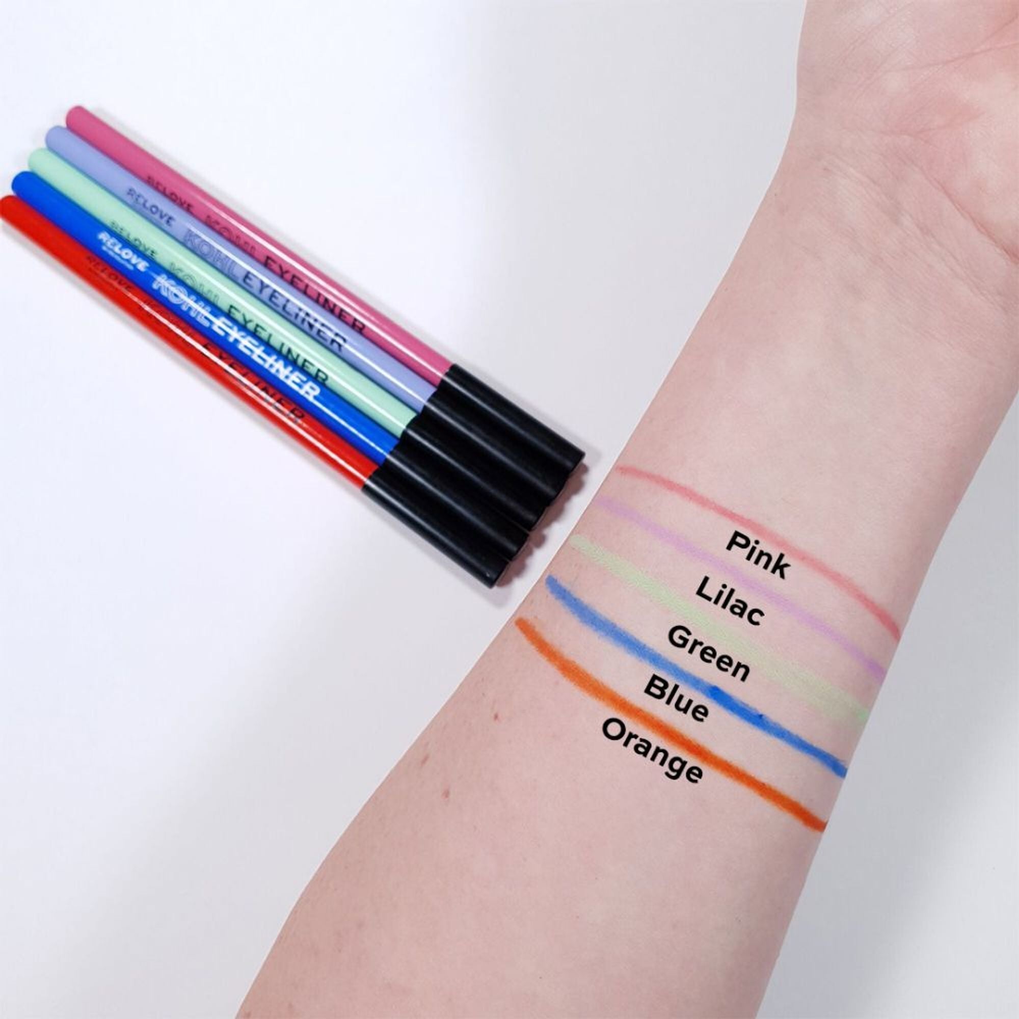 Relove Coloured Kohl Eyeliner Blue - Orange - Distacart