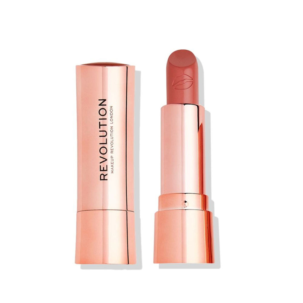 Makeup Revolution Satin Kiss Lipstick - Icon Nude