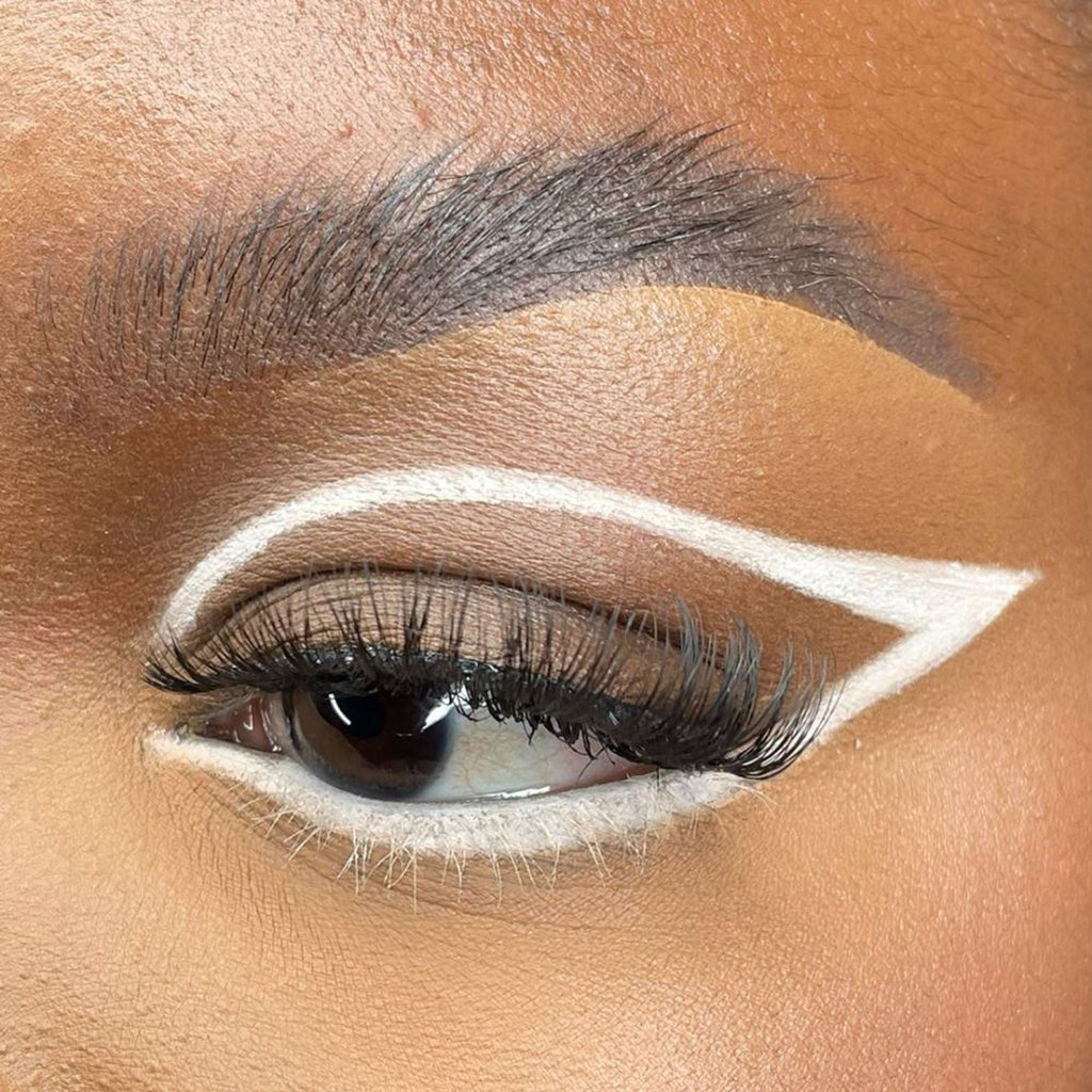 Makeup Revolution Felt & Kohl Eyeliner - White - Distacart