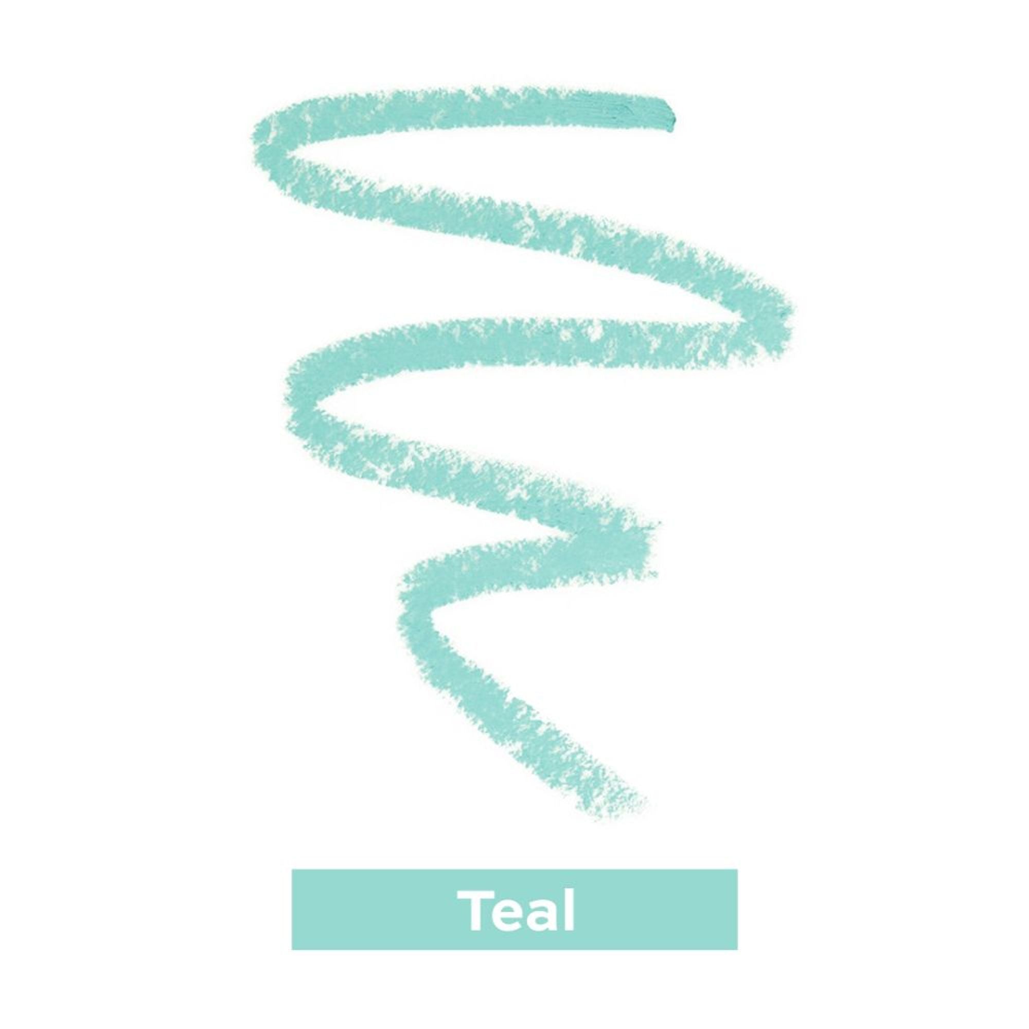 Makeup Revolution Streamline Waterline Eyeliner Pencil-Ultra Creamy Smudge Proof Smokey Looks - Teal - Distacart