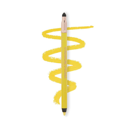 Makeup Revolution Streamline Waterline Eyeliner Pencil-Ultra Creamy Smudge Proof Smokey Looks - Yellow