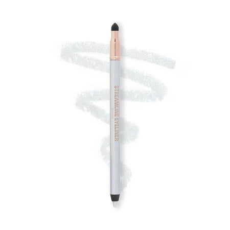 Makeup Revolution Streamline Waterline Eyeliner Pencil-Ultra Creamy Smudge Proof Smokey Looks - Silver