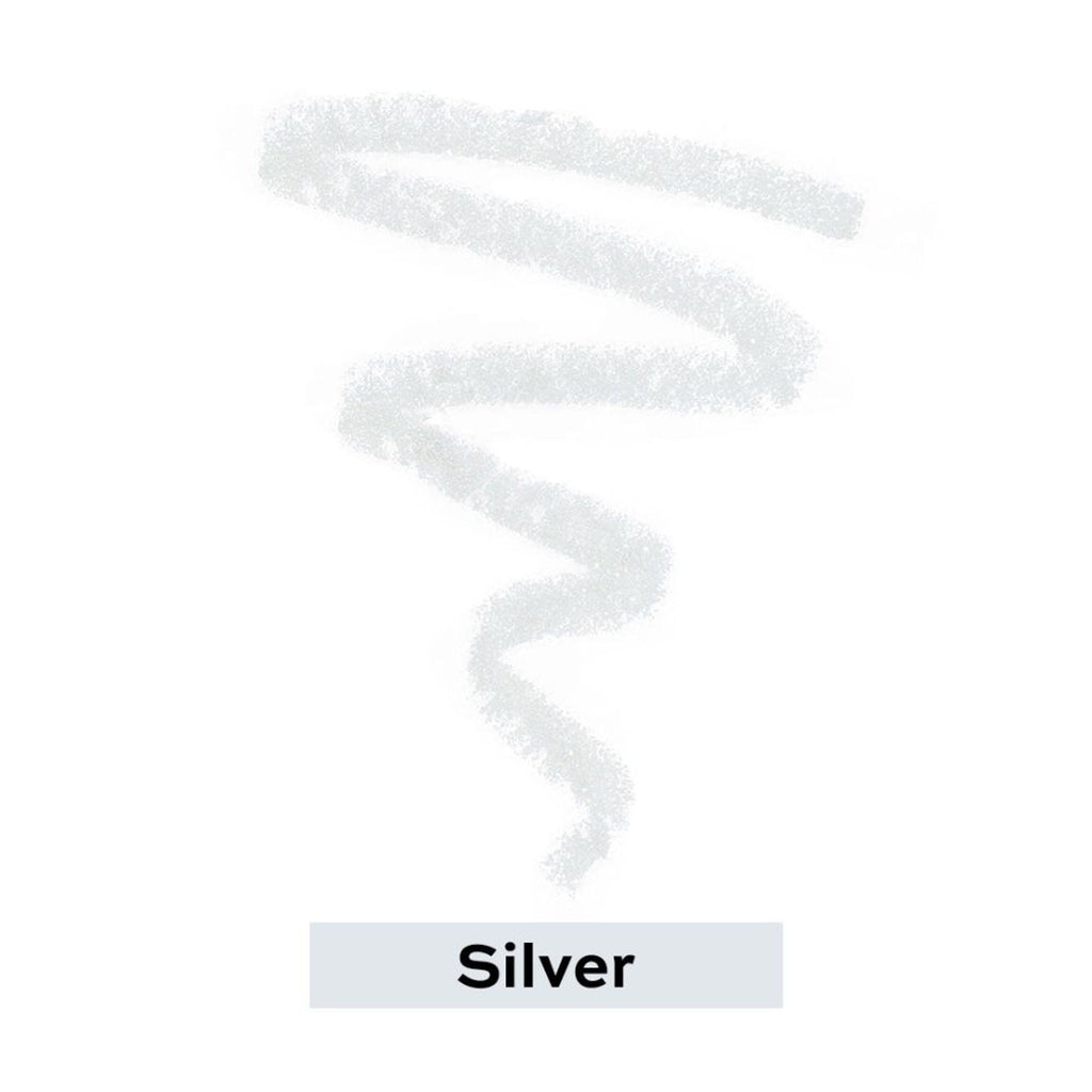 Makeup Revolution Streamline Waterline Eyeliner Pencil-Ultra Creamy Smudge Proof Smokey Looks - Silver