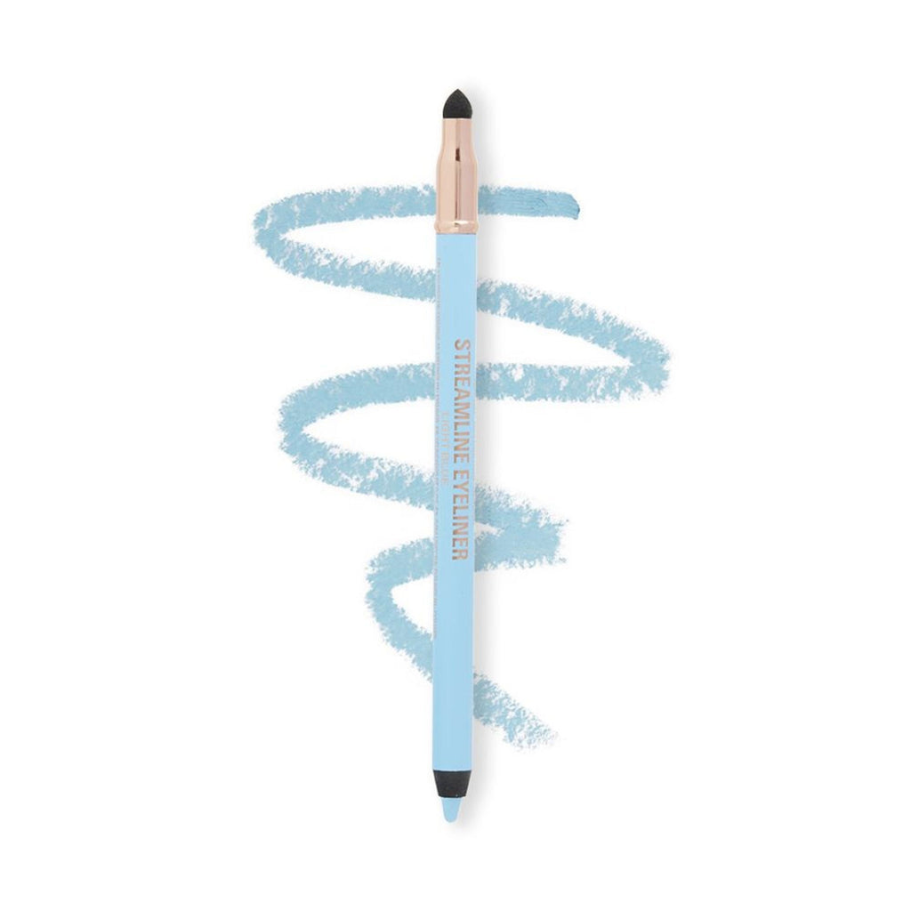 Makeup Revolution Streamline Waterline Eyeliner Pencil-Ultra Creamy Smudge Proof Smokey Looks - Light Blue