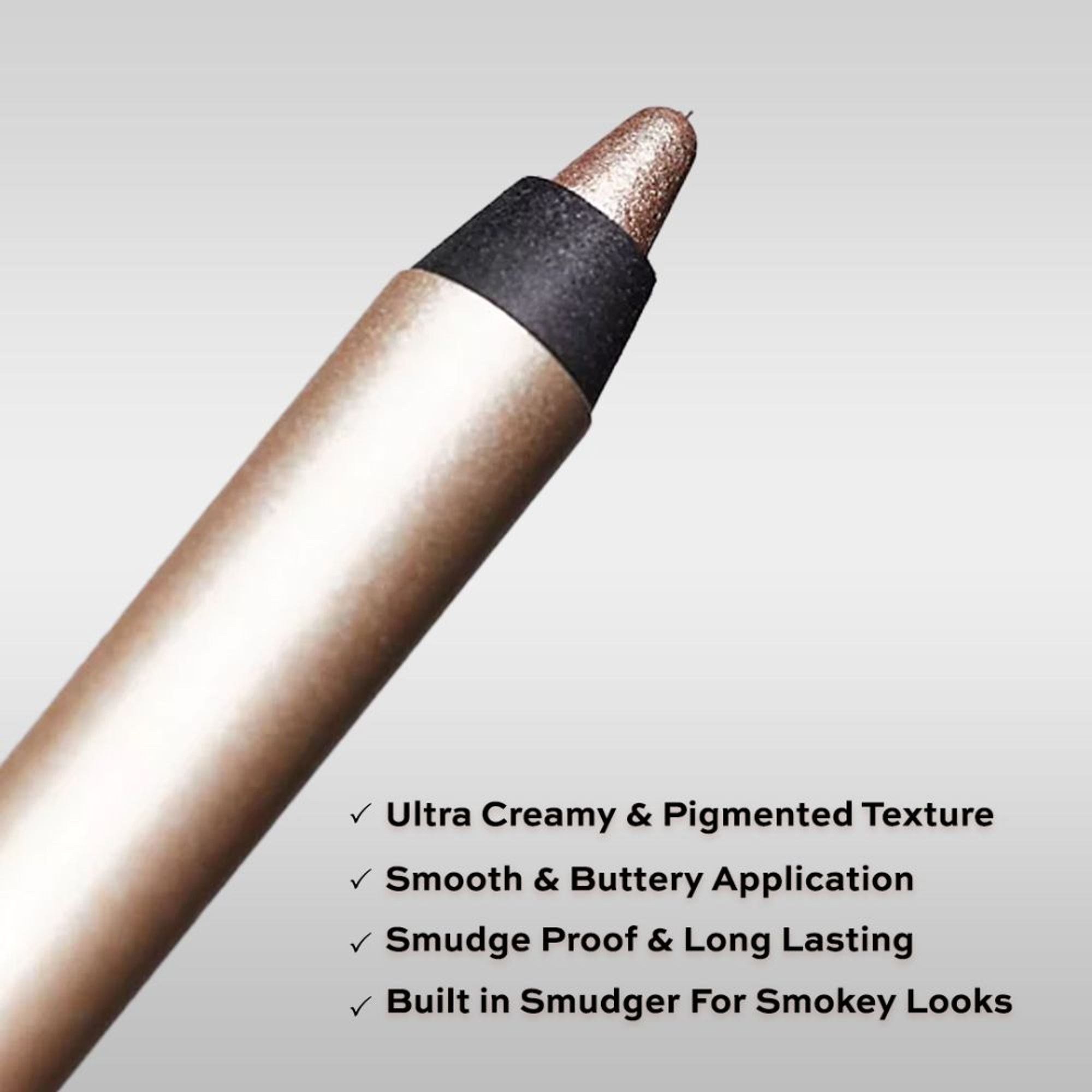 Makeup Revolution Streamline Waterline Eyeliner Pencil-Ultra Creamy Smudge Proof Smokey Looks - Light Blue