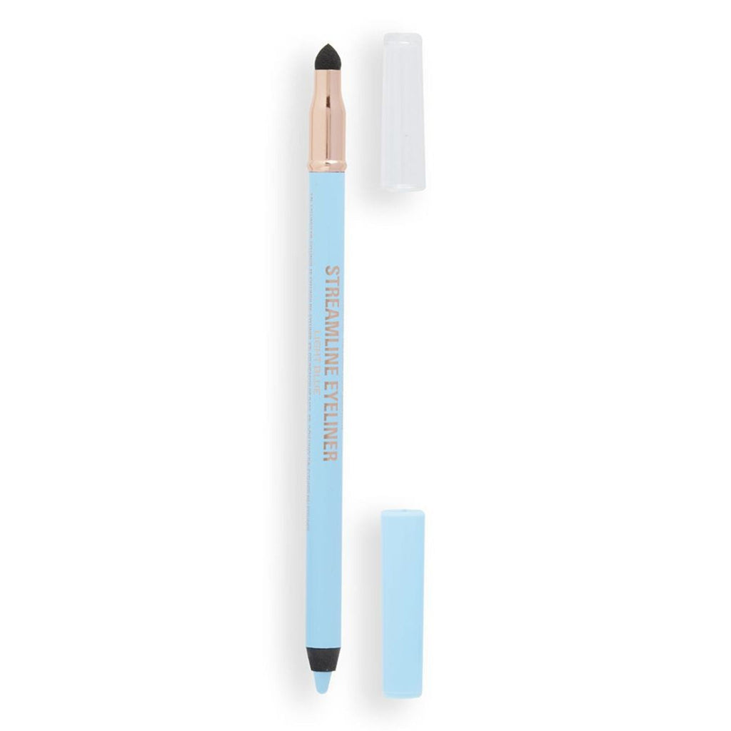 Makeup Revolution Streamline Waterline Eyeliner Pencil-Ultra Creamy Smudge Proof Smokey Looks - Light Blue