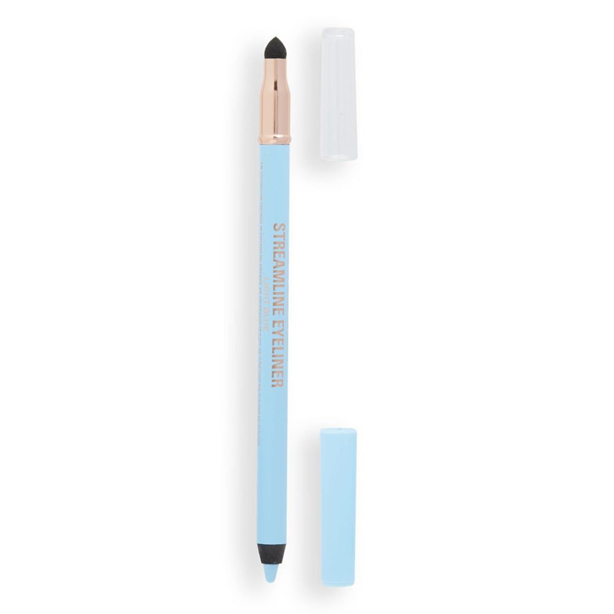 Makeup Revolution Streamline Waterline Eyeliner Pencil-Ultra Creamy Smudge Proof Smokey Looks - Light Blue