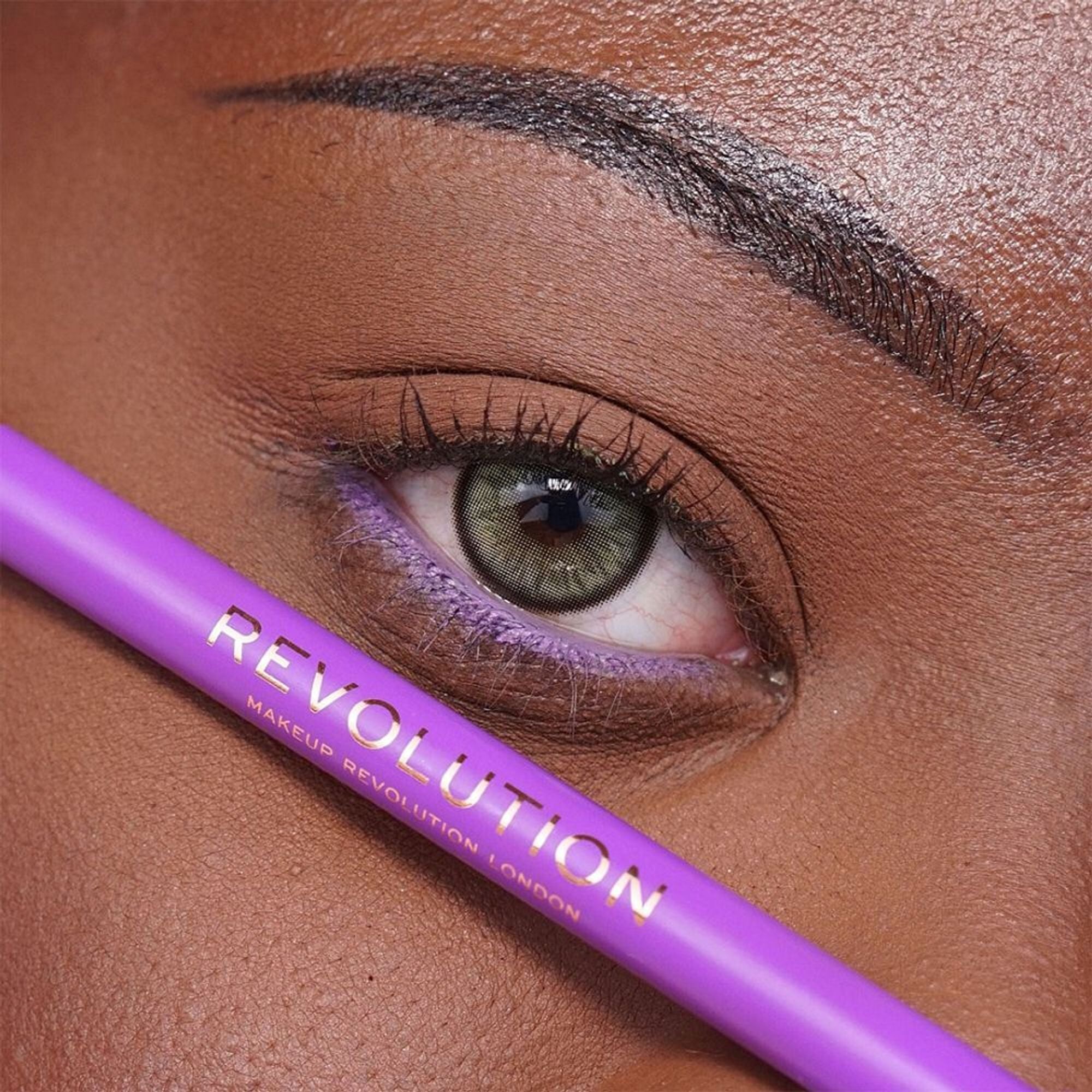 Makeup Revolution Streamline Waterline Eyeliner Pencil-Ultra Creamy Smudge Proof Smokey Looks - Purple - Distacart