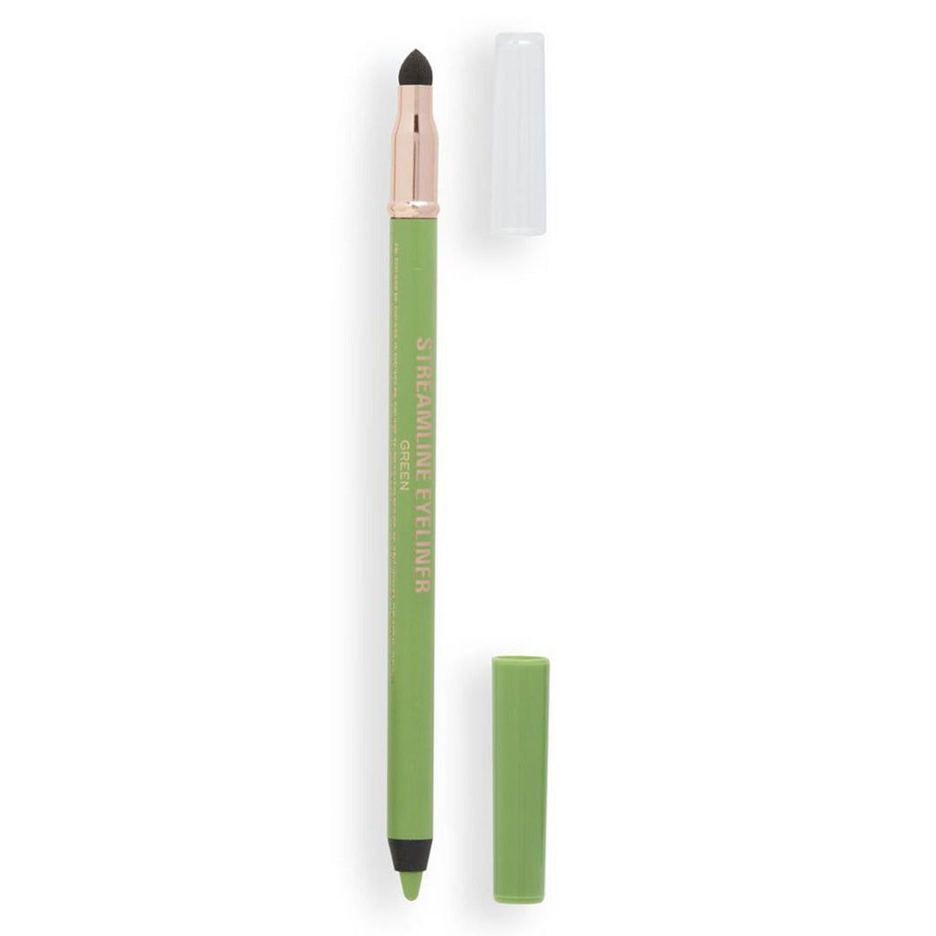 Makeup Revolution Streamline Waterline Eyeliner Pencil-Ultra Creamy Smudge Proof Smokey Looks - Green - Distacart