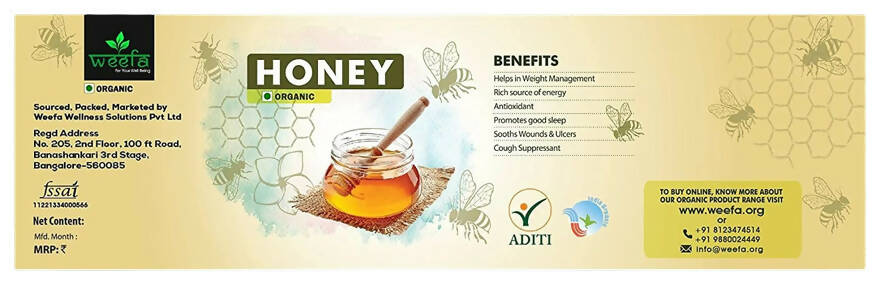 Weefa Organic Honey