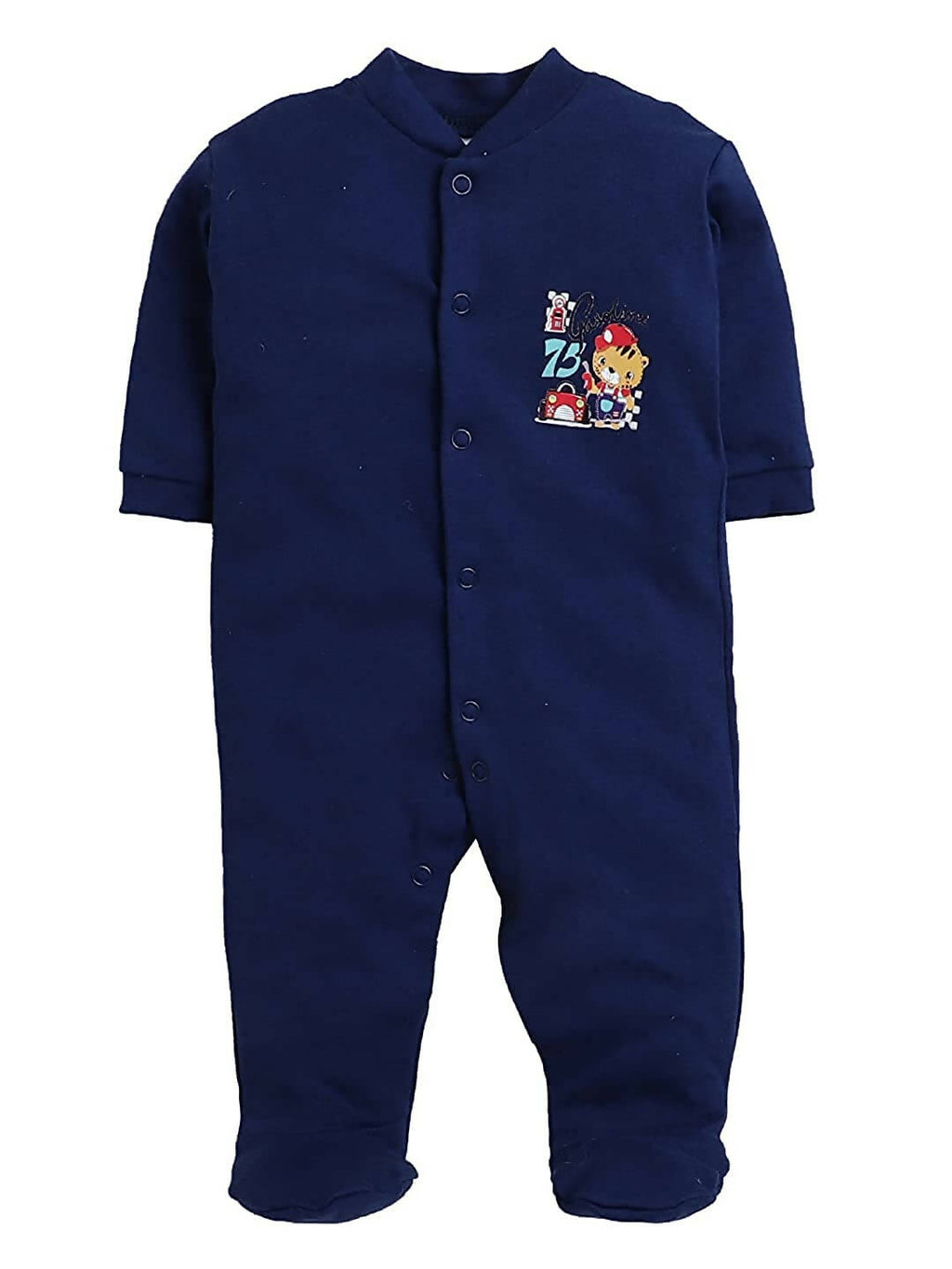 Daddy - G Rompers/Sleepsuits/Jumpsuit /Night Suits for New Born Babies - Navy Blue