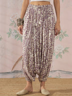 InWeave Mauve Ethnic Window Harem Pant