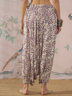 InWeave Mauve Ethnic Window Harem Pant