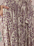 InWeave Mauve Ethnic Window Harem Pant