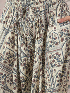 InWeave Cadet Blue Ethnic Window Harem Pant