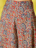 InWeave Women's Maroon Kalamkari Strappy Set