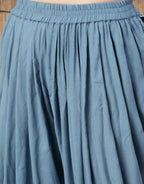 PAVONINE Grey Color Solid Beetel Rayon Fabric Patiala For Women & Girls - Distacart
