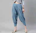 PAVONINE Grey Color Solid Beetel Rayon Fabric Patiala For Women & Girls - Distacart