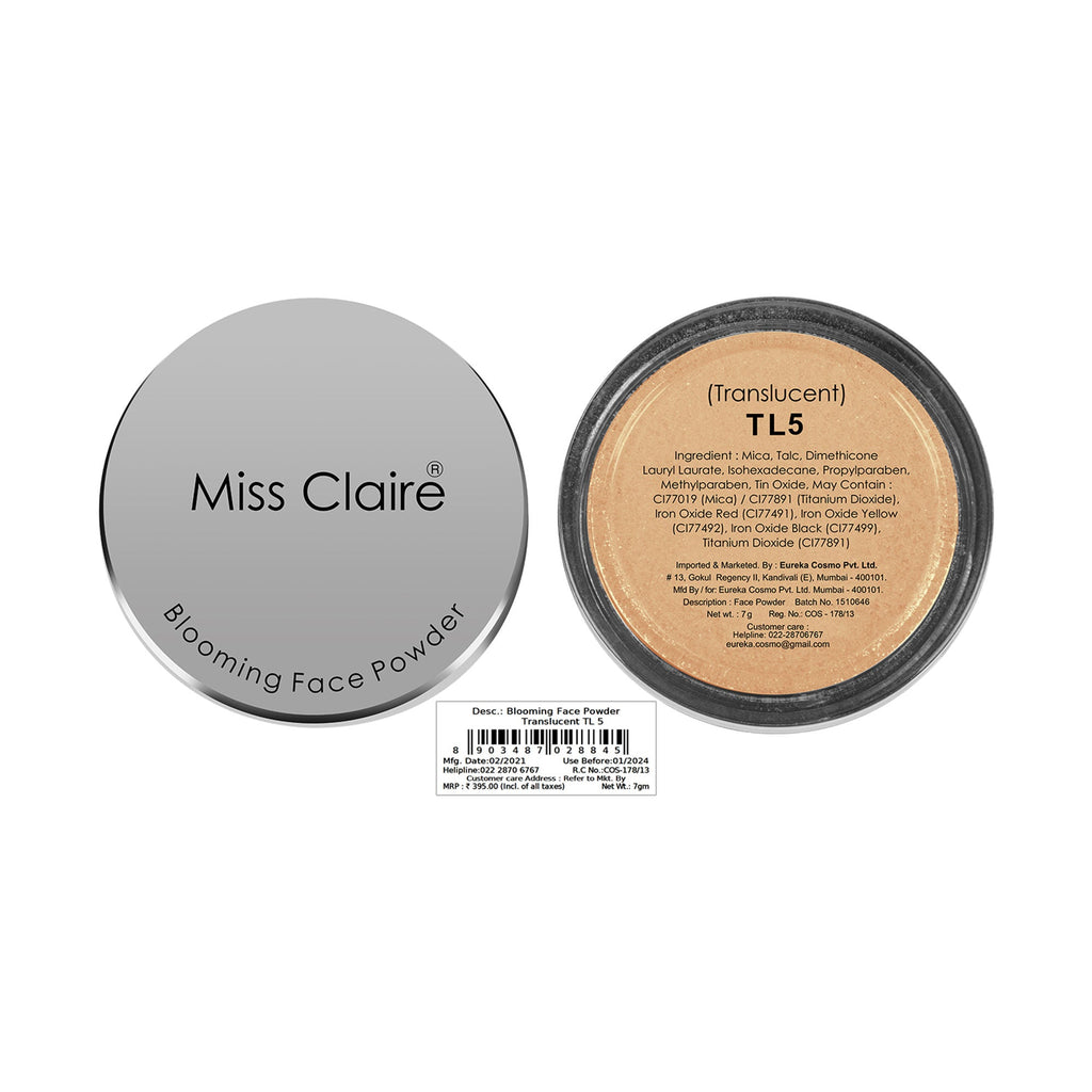 Miss Claire Blooming Face Powder - Translucent Tl05