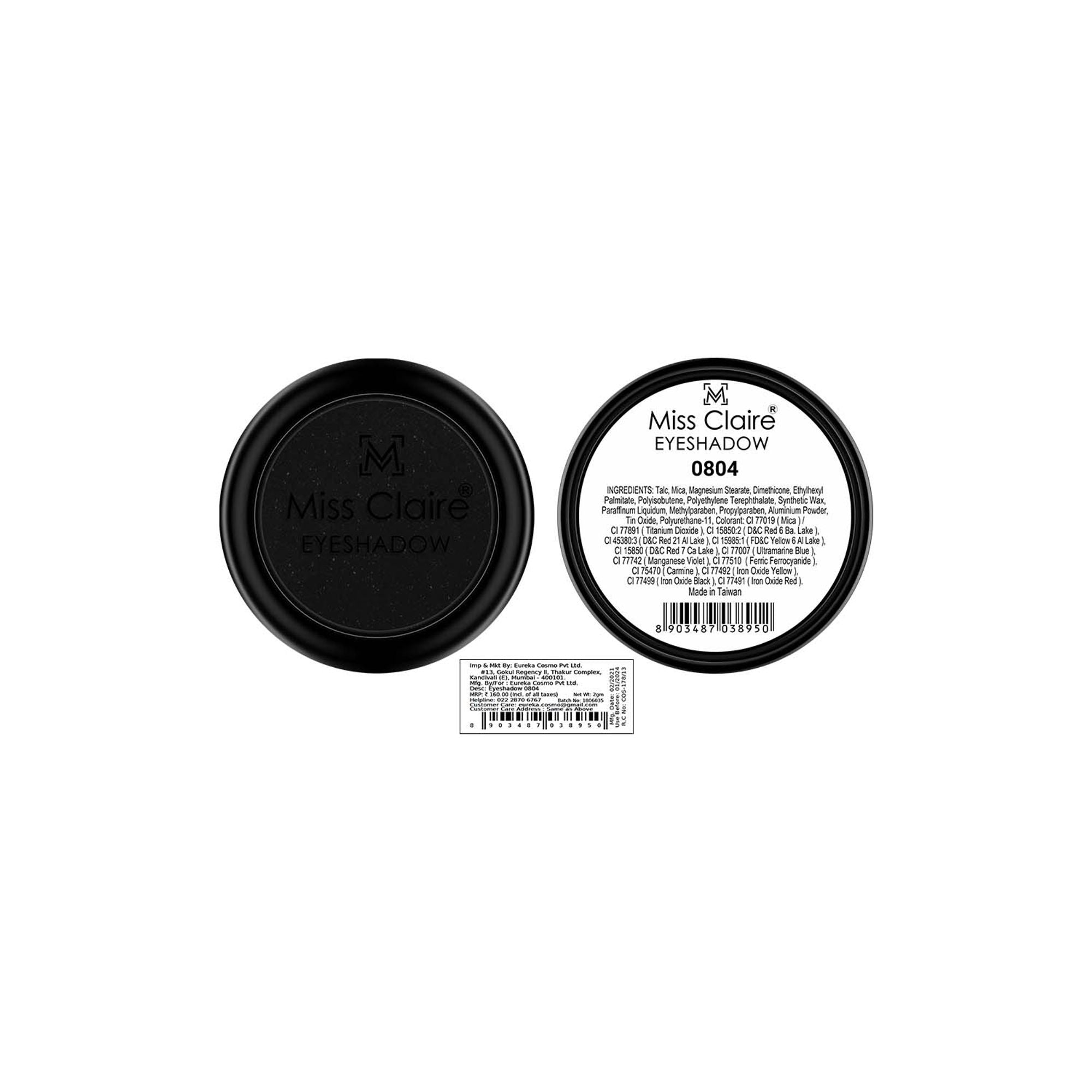 Miss Claire Single Eyeshadow - 804 - Distacart