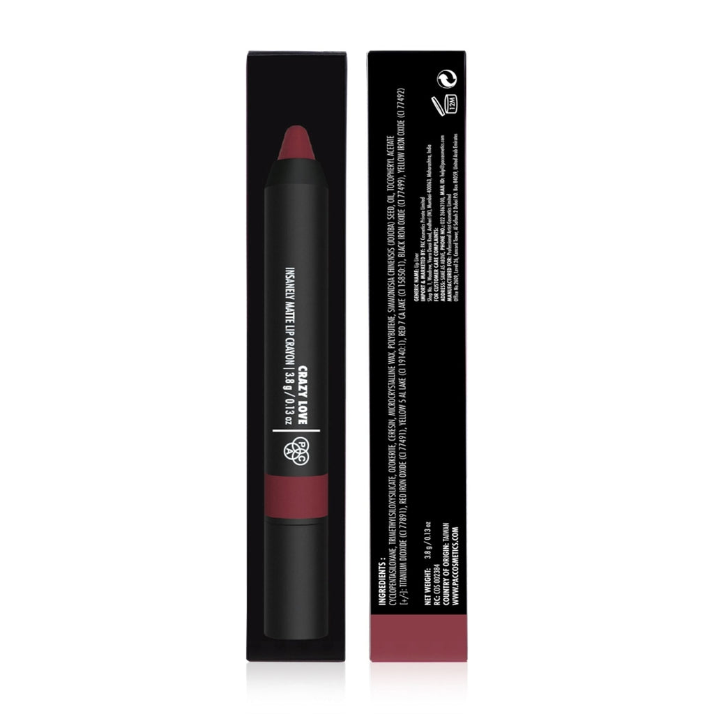PAC Studio Insanely Matte Lip Crayon - Crazy Love