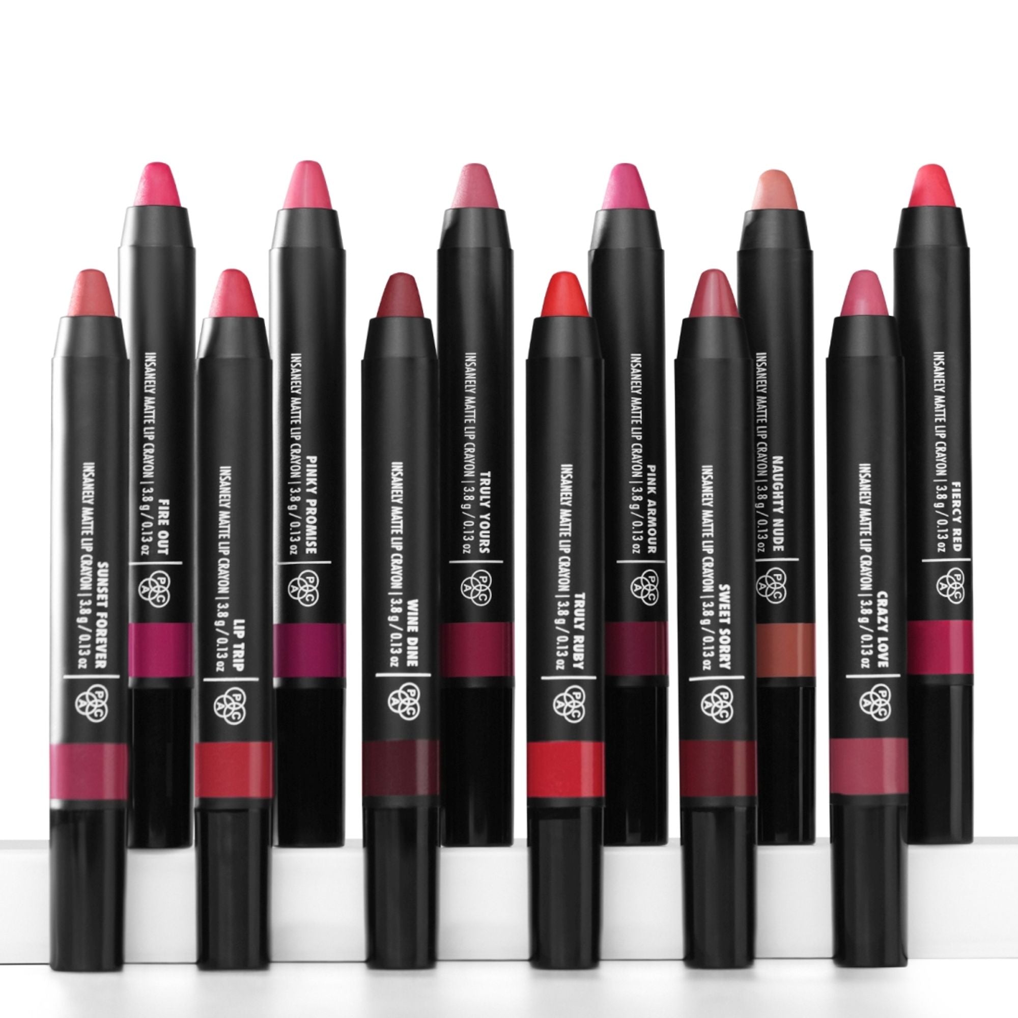 PAC Studio Insanely Matte Lip Crayon - Pink Armour