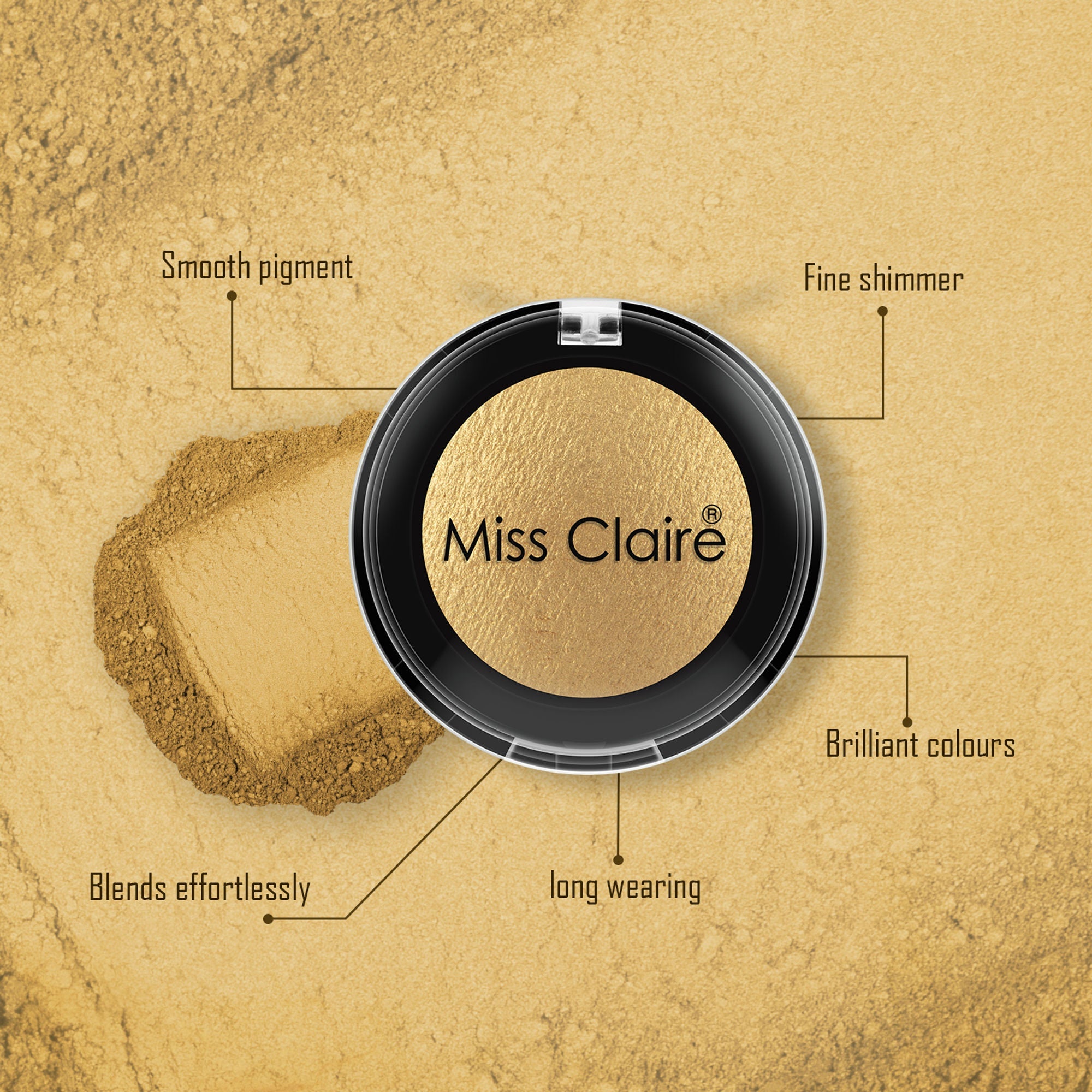 Miss Claire Baked Eyeshadow - 16