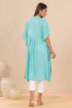 Juniper Womens Skyblue Embroiderd Rayon Dobby Kaftan - Distacart
