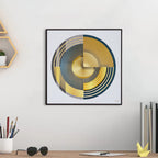 Tehzeeb Creations Golden Embossed Wall Painting