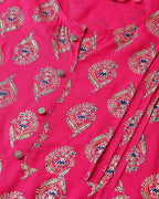 Vamika Pink Printed Kurta Set