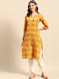 Sangria Embellished Cotton Kurta