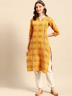 Sangria Embellished Cotton Kurta