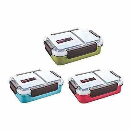 Stainless Steel Lunch Box Removable Stainless Steel in 2 Compartments