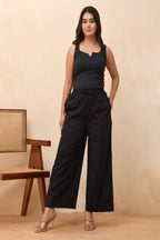 Vaasva Women White Solid Palazzo Pant