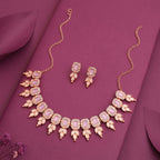 Tehzeeb Creationss Lavender Colour Choker With Stud