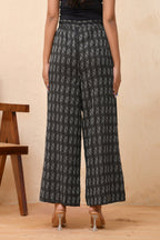 Vaasva Women Dobby Flared Pants
