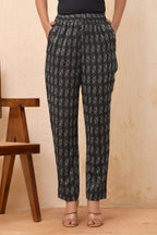 Vaasva Women Dobby Straight Pants