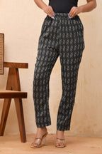 Vaasva Women Dobby Straight Pants