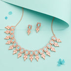 Tehzeeb Creationss Sky Blue Colour Choker With Stud