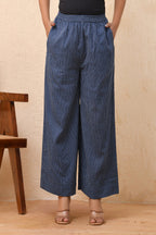 Vaasva Women Royal Blue Palazzo Pants